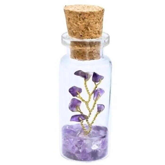 Amethist boompje in flesje