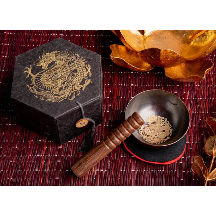 Klankschaal set draak