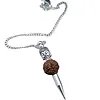 Pendel boeddha met rudraksha