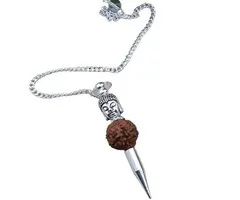 Pendel boeddha met rudraksha