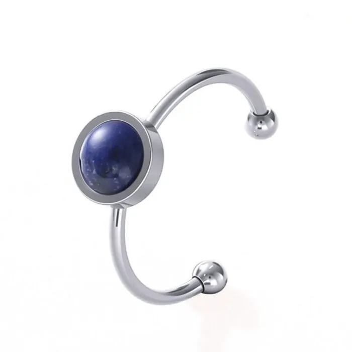Ring met lapis lazuli (verstelbaar)