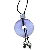 Amethist donut 4 cm met koord