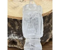 Phurba uit Bergkristal – Gesneden, ca. 135 mm