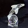 Dolfijn van Kristal – Handgesneden, ca. 7 cm