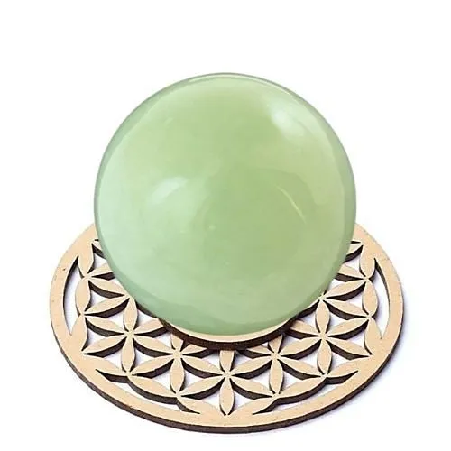 Edelsteenbol houder bloem des levens