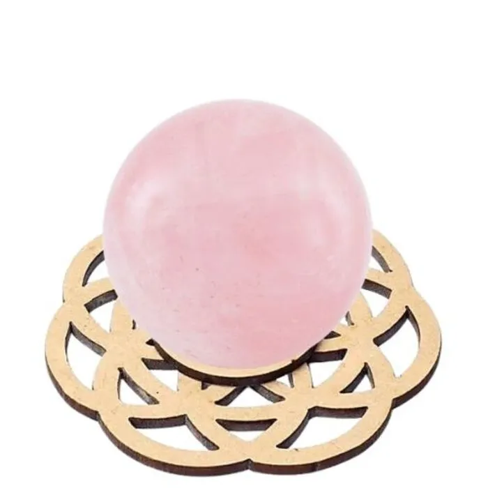 Edelsteenbol houder seed of life