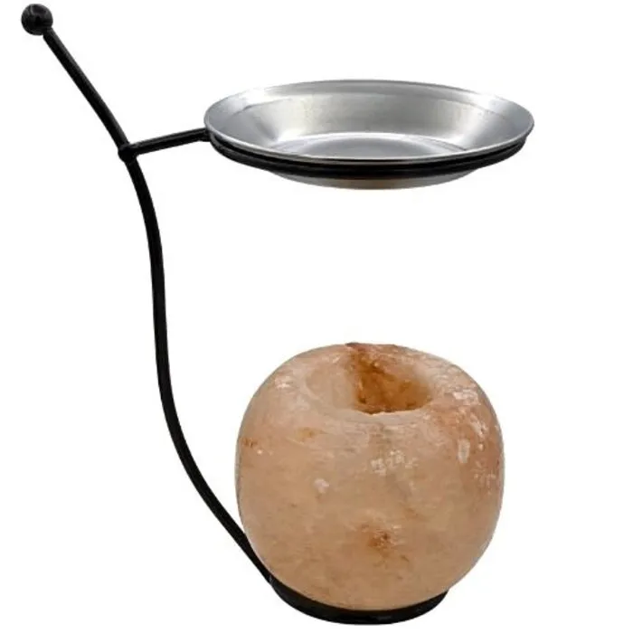 Oliebrander van natuurlijk zoutkristal