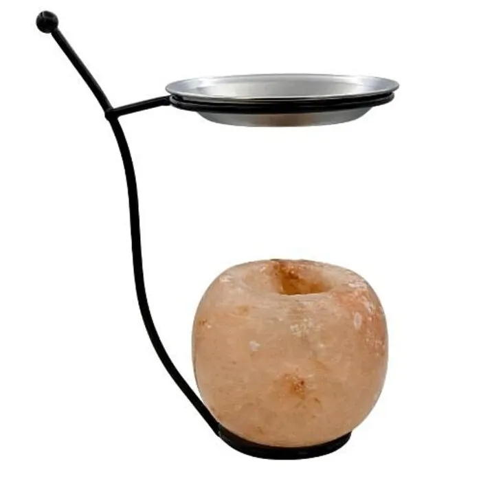 Oliebrander van natuurlijk zoutkristal