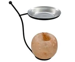 Oliebrander van natuurlijk zoutkristal
