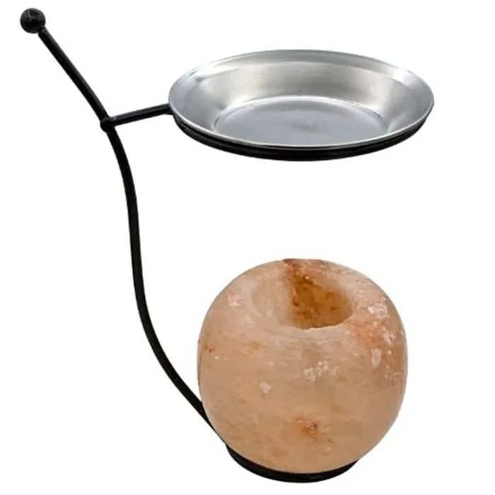 Oliebrander van natuurlijk zoutkristal