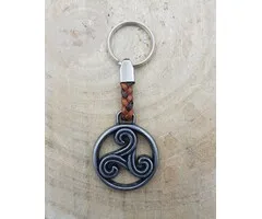 Sleutelhanger Triskel metaal