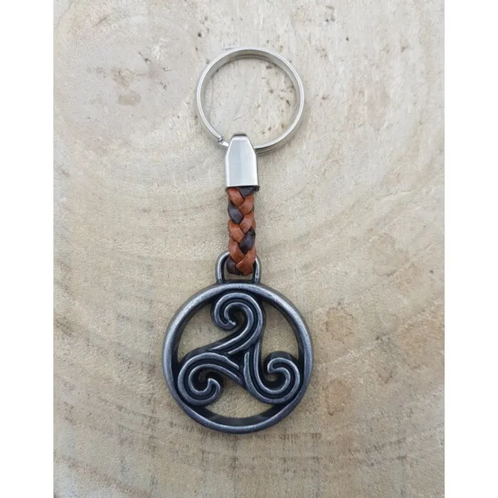 Sleutelhanger Triskel metaal