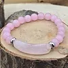 Rozenkwarts Armband 8 mm Harmonie