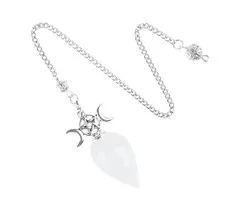 Pendel Pentagram Drievoudige Maan Bergkristal