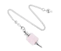 Merkaba pendel, rozenkwarts