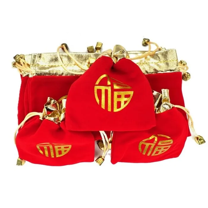 Chinese Gelukszakje met Trekkoord