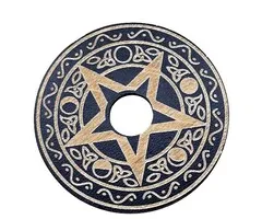 Bolhouder Pentagram & Maanfasen 9 cm