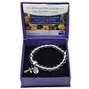Armband Bergkristal & Rozenkwarts met Kruisje