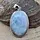 Larimar hanger zilver