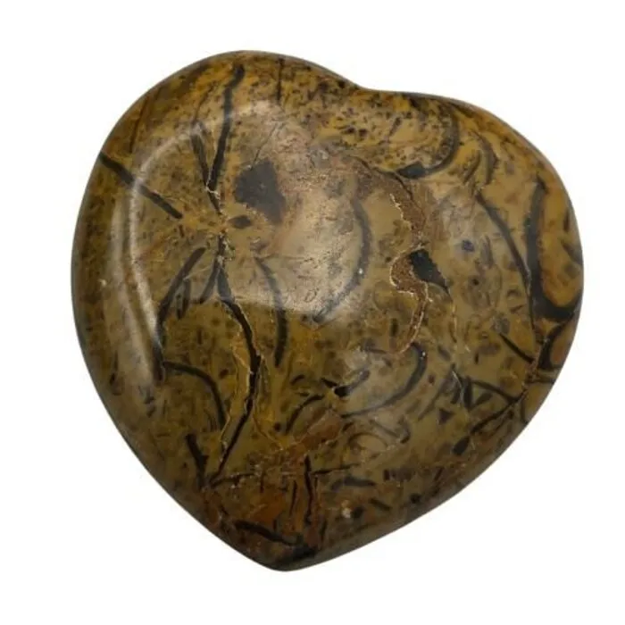 Hart Landschapsjaspis ca. 4 cm – Edelsteen Hart voor Rust & Aarding