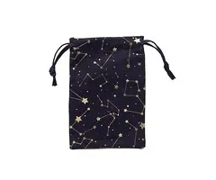 Katoenen zakje horoscoop blauw