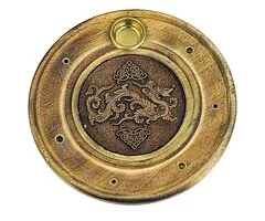 Wierook en kegeltjes brander draak