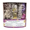Set van 3 witte salie smudge en bloemblaadjes