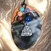 Jaspis Hanger met Chakrakralen & Boeddha Bedel