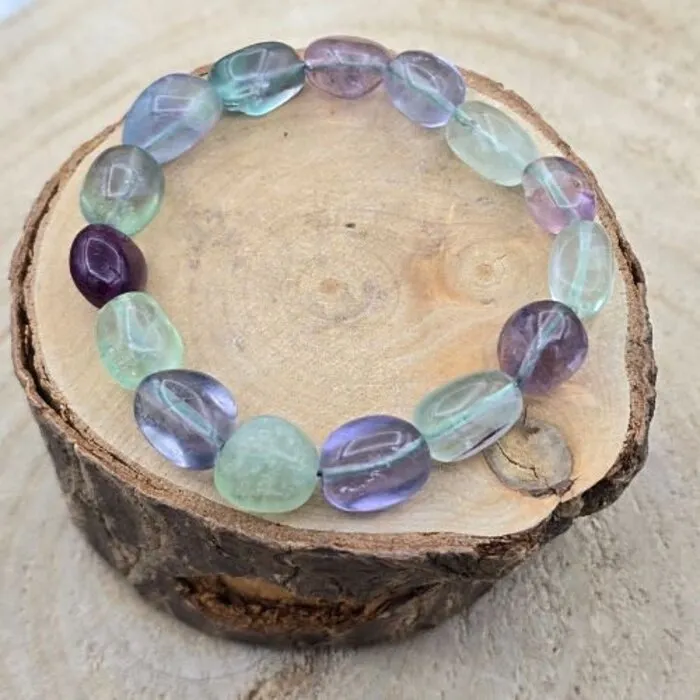 Armband Nugget Fluoriet