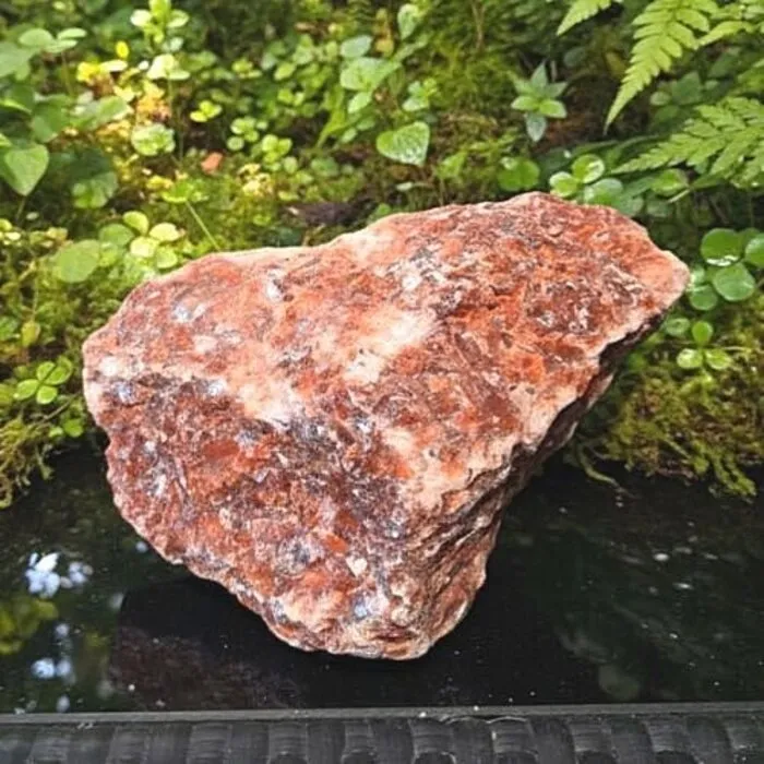 Ruwe Calciet Oranjerood – Grote Edelsteen ±1320 gram