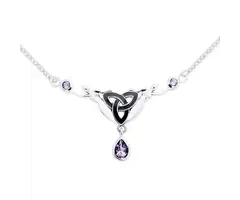 Danu godin halsketting met Amethist