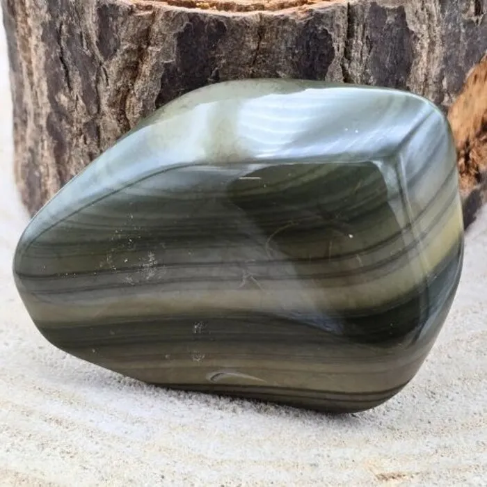 Getrommelde Vuursteen (Flint)  – ca. 6 cm