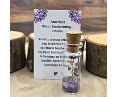Amethist boompje in flesje