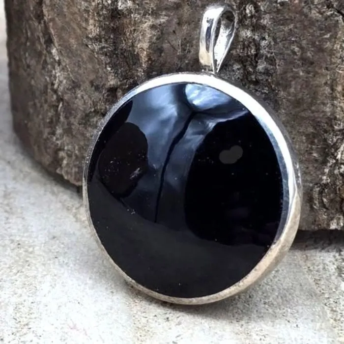 Magische pentagram hanger zilver