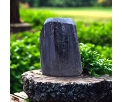 Zwarte Toermalijn Edelsteen Groot Geslepen