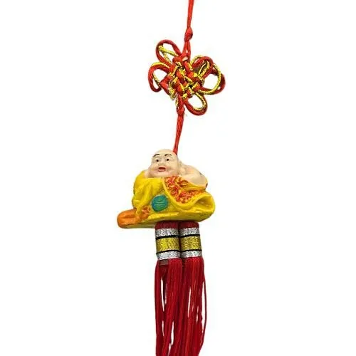 Chinese Geluks Boeddha Hanger met Kwast