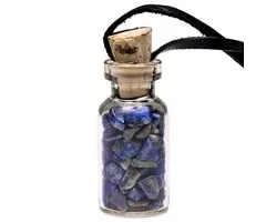 Flesje Sodaliet aan koord