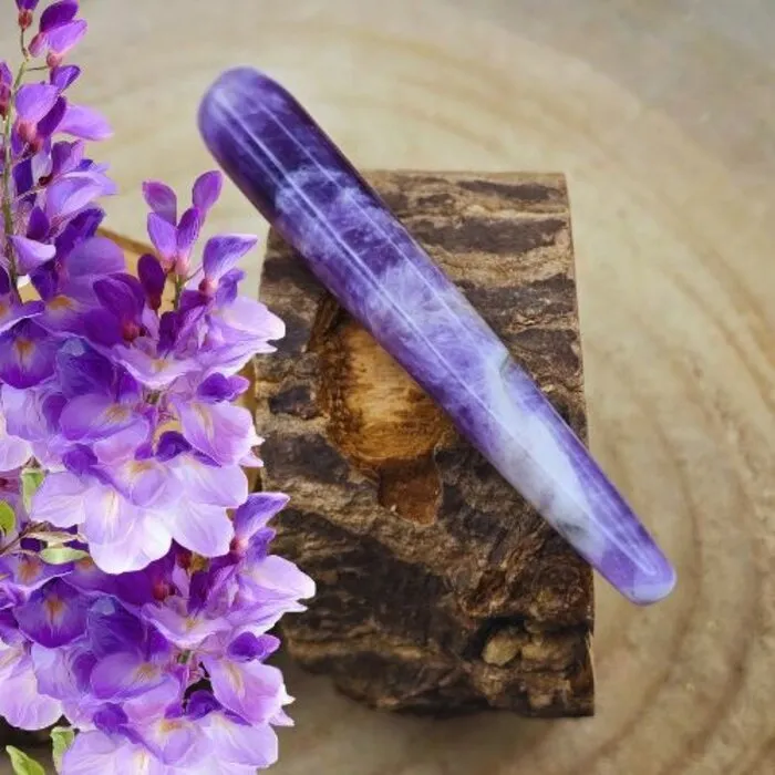 Amethist Staaf Rond 9,5 cm – Natuurlijke Edelsteen