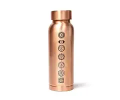 Koperen drinkfles 7 chakra lasergegraveerd