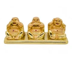 Gouden boeddha - horen zien zwijgen