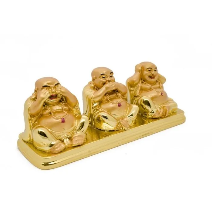 Gouden boeddha - horen zien zwijgen