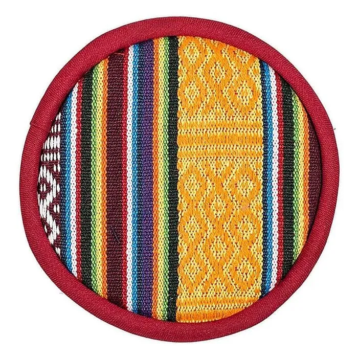 Klankschaalkussen plat Tribal design
