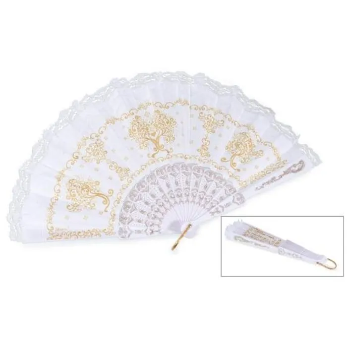 Opvouwbare handwaaier met  levensboom - Perfect voor bruiloften, feestjes, ceremonies of verkoeling op warme dagen.