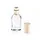 Glazen Sprayflesje 30 ml met Houten Dop - Luxe Verstuiver