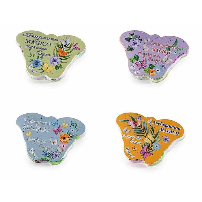Magic Handdoek Vlinder met bloemen – Magisch Cadeau