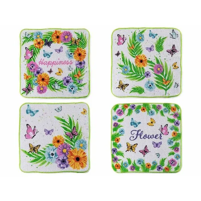 Magic Handdoek Vlinder met bloemen – Magisch Cadeau