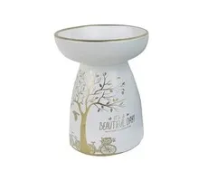 Olie & Wax Geurbrander levensboom wit