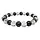 Hematiet & Bergkristal Armband 8 mm | Edelsteen Armband