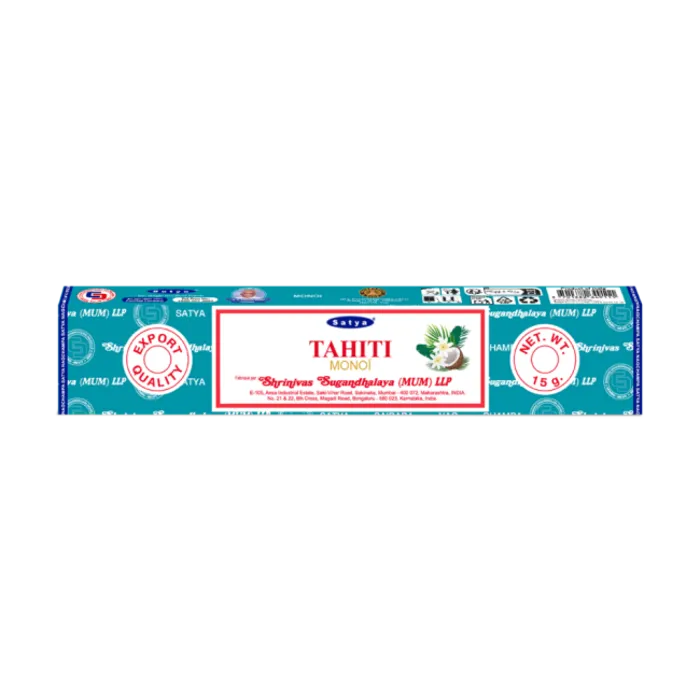 Satya Tahiti Wierook | Exotische Bloemige Wierook