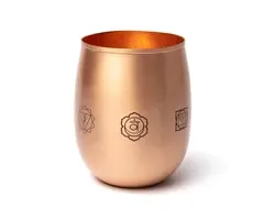 Koperen drinkbeker 7 chakra’s